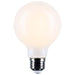 SATCO/NUVO 6W G25 LED Medium E26 Base White Finish 3500K 120V (S12483)