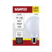SATCO/NUVO 6W G25 LED Medium E26 Base White Finish 3500K 120V (S12483)