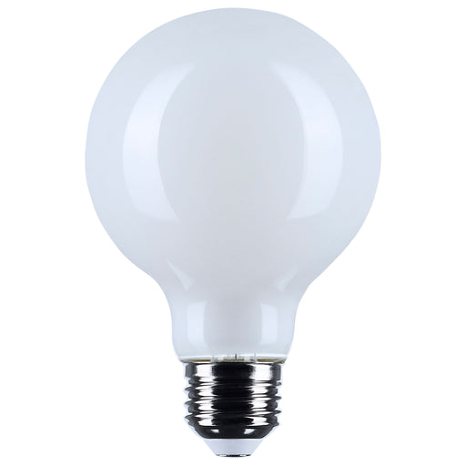 SATCO/NUVO 6W G25 LED Medium E26 Base White Finish 3500K 120V (S12483)