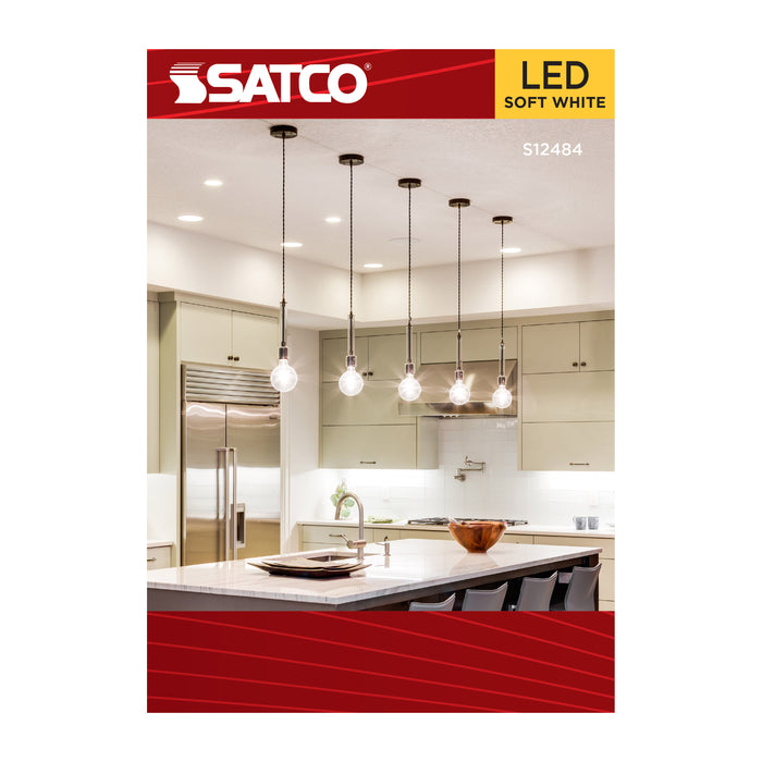 SATCO/NUVO 4W G40 LED Medium E26 Base Clear 3000K 120V (S12484)