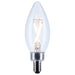 SATCO/NUVO 3W B11 LED Candelabra E12 Base Clear 3000K 120V (S12490)