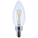 SATCO/NUVO 3W B11 LED Candelabra E12 Base Clear 3000K 120V (S12490)