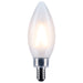 SATCO/NUVO 3W B11 LED Candelabra E12 Base Frost Finish 3000K 120V (S12491)