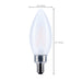 SATCO/NUVO 3W B11 LED Candelabra E12 Base Frost Finish 3000K 120V (S12491)