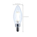 SATCO/NUVO 5.5W B11 LED Candelabra E12 Base Clear 5000K 120V 10-Pack (S12495)