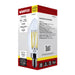 SATCO/NUVO 8W B11 LED Candelabra E12 Base Candle-Tip Clear 3500K 120V (S12496)