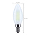 SATCO/NUVO 8W B11 LED Candelabra E12 Base Candle-Tip Frost Finish 4000K 120V (S12497)