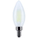 SATCO/NUVO 8W B11 LED Candelabra E12 Base Candle-Tip Frost Finish 4000K 120V (S12497)