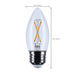 SATCO/NUVO 3W B11 LED Medium E26 Base Clear 3000K 120V (S12499)
