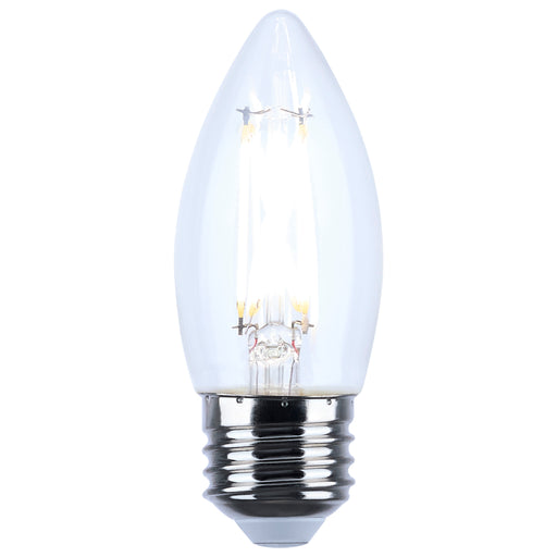 SATCO/NUVO 4W B11 LED Medium E26 Base Clear 5000K 120V (S12501)