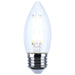 SATCO/NUVO 4W B11 LED Medium E26 Base Clear 5000K 120V (S12501)