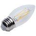 SATCO/NUVO 4W B11 LED Medium E26 Base Clear 5000K 120V (S12501)