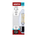 SATCO/NUVO 4W B11 LED Medium E26 Base Clear 5000K 120V (S12501)