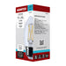 SATCO/NUVO 4W B11 LED Medium E26 Base Clear 5000K 120V (S12501)