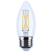 SATCO/NUVO 4W B11 LED Medium E26 Base Clear 5000K 120V (S12501)