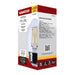 SATCO/NUVO 5.5W B11 LED Medium E26 Base Clear 3000K 120V (S12502)