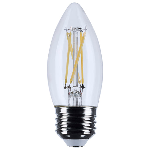 SATCO/NUVO 5.5W B11 LED Medium E26 Base Clear 3000K 120V (S12502)
