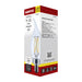 SATCO/NUVO 4W CA10 LED Candelabra E12 Base Clear 3500K 120V (S12506)