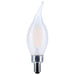 SATCO/NUVO 4W CA10 LED Candelabra E12 Base Frost Finish 3500K 120V (S12507)