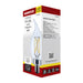 SATCO/NUVO 5.5W CA10 LED Candelabra E12 Base Clear 3500K 120V (S12508)