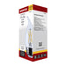 SATCO/NUVO 5.5W CA10 LED Medium E26 Base Clear 3000K 120V (S12512)