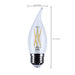 SATCO/NUVO 5.5W CA10 LED Medium E26 Base Clear 3000K 120V (S12512)