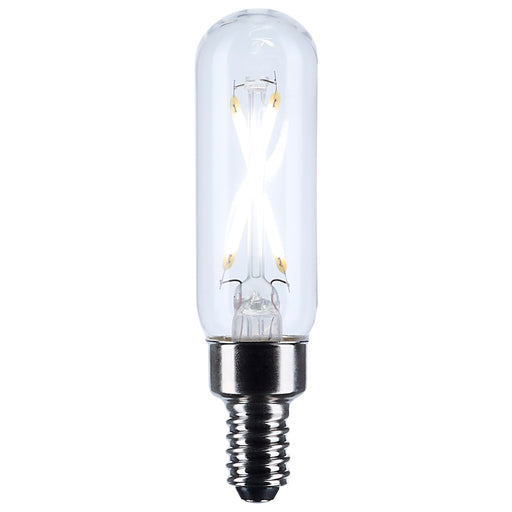 SATCO/NUVO 2.8W T6 LED Candelabra E12 Base Clear 5000K 120V (S12519)