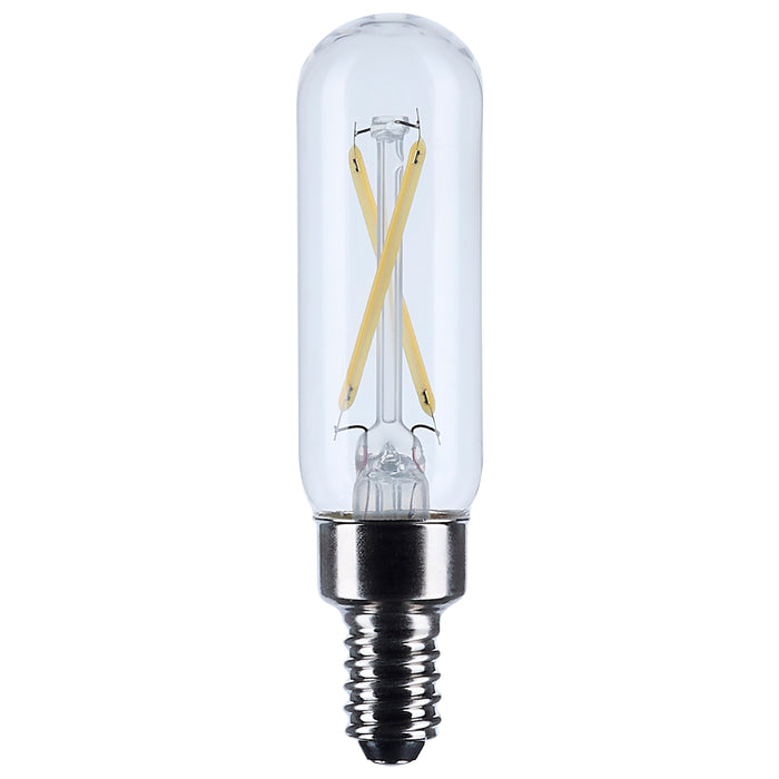 SATCO/NUVO 2.8W T6 LED Candelabra E12 Base Clear 5000K 120V (S12519)