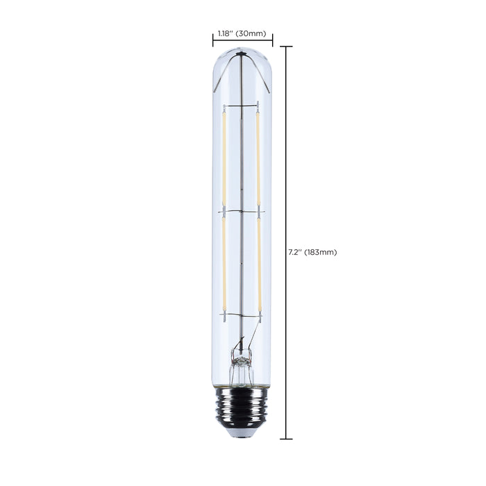 SATCO/NUVO 5W T9 LED Medium E26 Base Clear 3000K 120V (S12529)