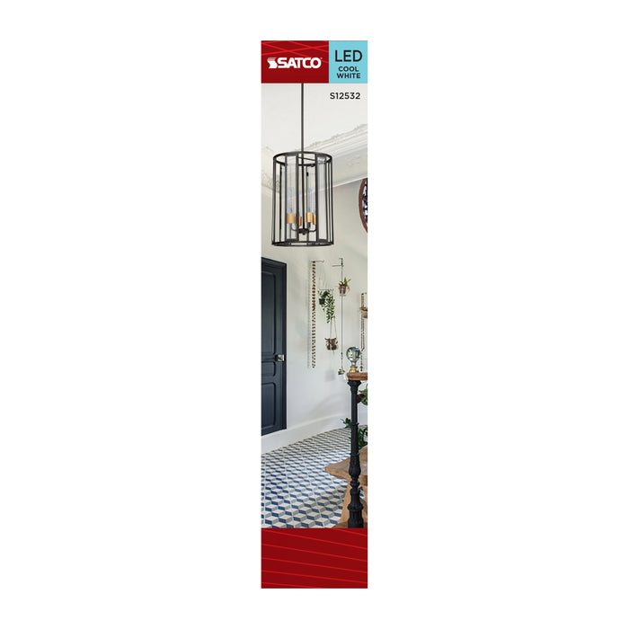 SATCO/NUVO 8W T9 LED Medium E26 Base Clear 4000K 120V (S12532)