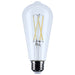 SATCO/NUVO 8W ST19 LED Medium E26 Base Clear 5000K 120V (S12536)
