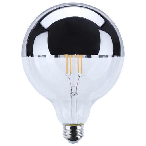 SATCO/NUVO 8W G40 LED Bulb Medium E26 Base 2700K Silver Crown 100W Replacement (S12545)