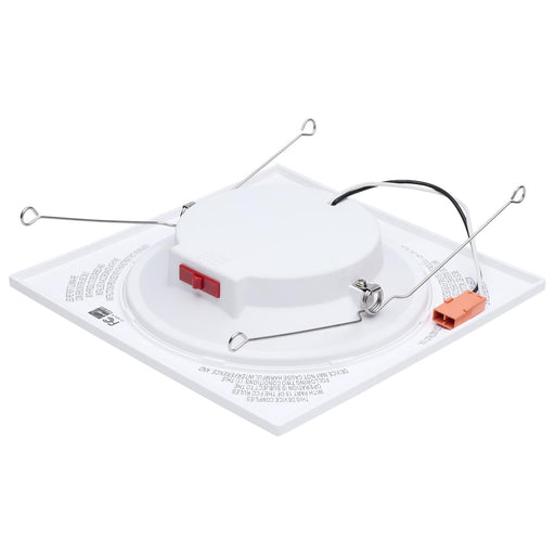 SATCO/NUVO 8W LED Downlight Retrofit 5-6 Inch CCT Selectable 2700K/3000K/3500K/4000K/5000K Square 90 CRI 120V White (S12603)