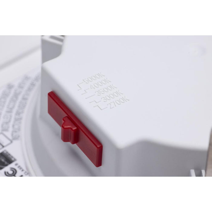 SATCO/NUVO 8W LED Downlight Retrofit 5-6 Inch CCT Selectable 2700K/3000K/3500K/4000K/5000K Square 90 CRI 120V White (S12603)