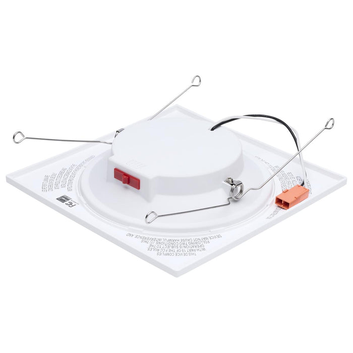 SATCO/NUVO 10W LED Downlight Retrofit 5-6 Inch CCT Selectable 2700K/3000K/3500K/4000K/5000K Square 90 CRI 120V White (S12605)