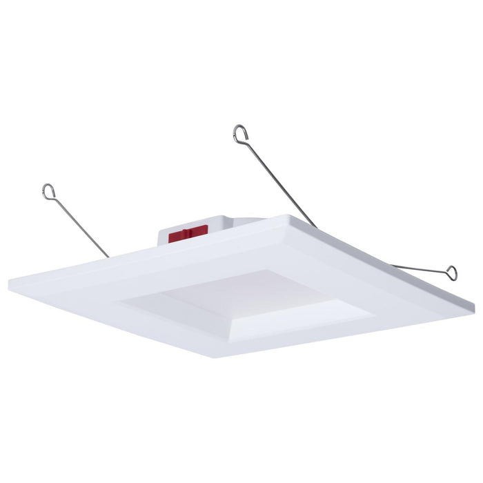 SATCO/NUVO 10W LED Downlight Retrofit 5-6 Inch CCT Selectable 2700K/3000K/3500K/4000K/5000K Square 90 CRI 120V White (S12605)