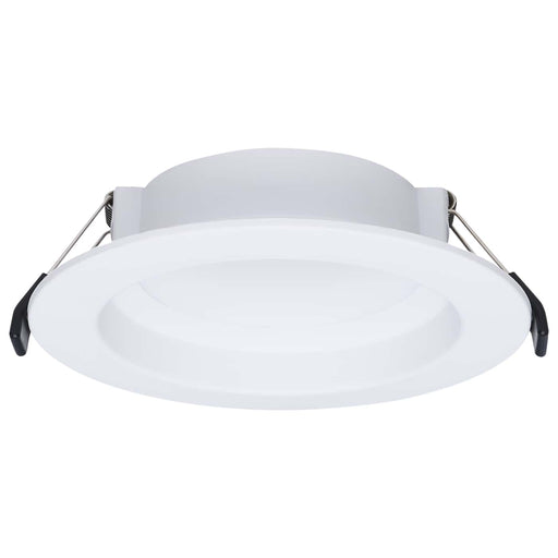 SATCO/NUVO-S12606 6W LED Low Profile Performer Series 4-Inch Downlight Round CCT Selectable 2700K/3000K/3500K/4000K/5000K 600Lm White Smooth Trim Dimmable 120V (S12606)