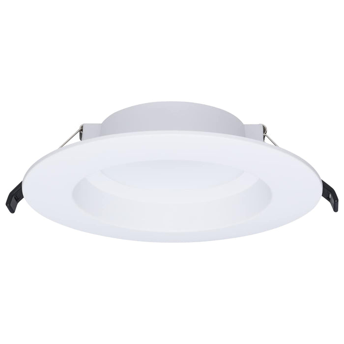 SATCO/NUVO-S12607 7W LED Low Profile Performer Series 6-Inch Downlight Round CCT Selectable 2700K/3000K/3500K/4000K/5000K 900Lm White Smooth Trim Dimmable 120V (S12607)