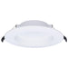 SATCO/NUVO-S12607 7W LED Low Profile Performer Series 6-Inch Downlight Round CCT Selectable 2700K/3000K/3500K/4000K/5000K 900Lm White Smooth Trim Dimmable 120V (S12607)