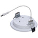 SATCO/NUVO-S12910 9W LED Downlight Slimfit 4 Inch Round Touch-Select 2700K/3000K/3500K/4000K/5000K 750Lm White Flat Trim Line Voltage Dimmable 120V (S12910)