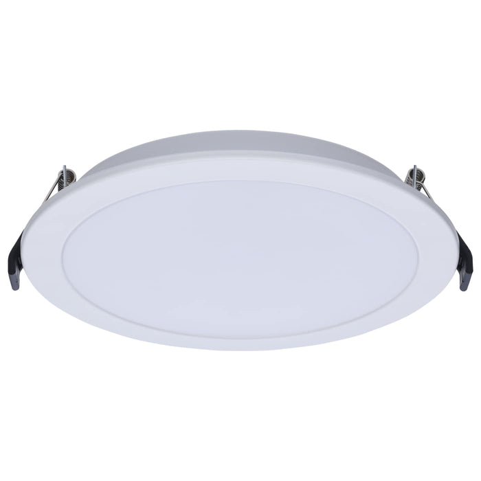 SATCO/NUVO-S12911 13W LED Downlight Slimfit 6 Inch Round Touch-Select 2700K/3000K/3500K/4000K/5000K 1100Lm White Flat Trim Line Voltage Dimmable 120V (S12911)
