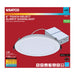 SATCO/NUVO-S12911 13W LED Downlight Slimfit 6 Inch Round Touch-Select 2700K/3000K/3500K/4000K/5000K 1100Lm White Flat Trim Line Voltage Dimmable 120V (S12911)