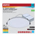 SATCO/NUVO-S12911 13W LED Downlight Slimfit 6 Inch Round Touch-Select 2700K/3000K/3500K/4000K/5000K 1100Lm White Flat Trim Line Voltage Dimmable 120V (S12911)