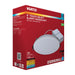 SATCO/NUVO-S12911 13W LED Downlight Slimfit 6 Inch Round Touch-Select 2700K/3000K/3500K/4000K/5000K 1100Lm White Flat Trim Line Voltage Dimmable 120V (S12911)