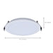 SATCO/NUVO-S12911 13W LED Downlight Slimfit 6 Inch Round Touch-Select 2700K/3000K/3500K/4000K/5000K 1100Lm White Flat Trim Line Voltage Dimmable 120V (S12911)