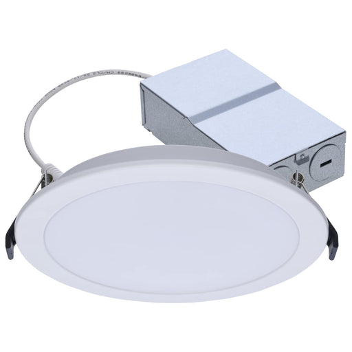 SATCO/NUVO-S12911 13W LED Downlight Slimfit 6 Inch Round Touch-Select 2700K/3000K/3500K/4000K/5000K 1100Lm White Flat Trim Line Voltage Dimmable 120V (S12911)