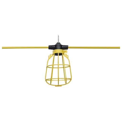 SATCO/NUVO 100 Foot Temporary String Light E26 Plastic Cages Lamps Not Included (S13094)