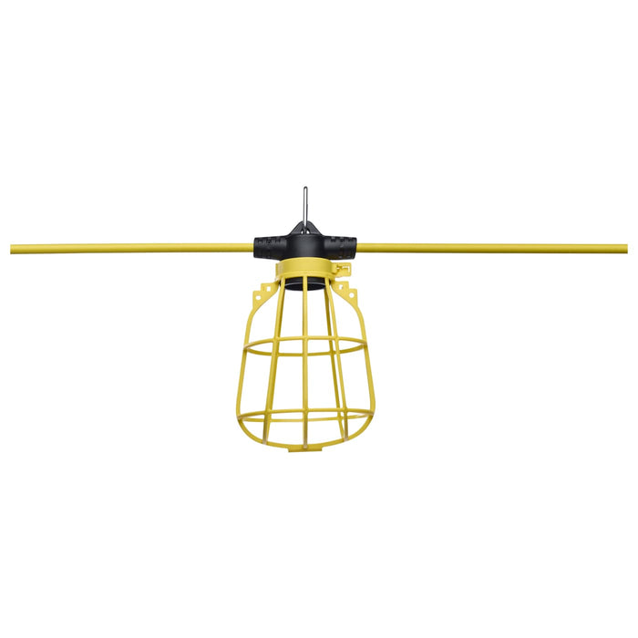 SATCO/NUVO 100 Foot Temporary String Light E26 Plastic Cages Lamps Not Included (S13094)