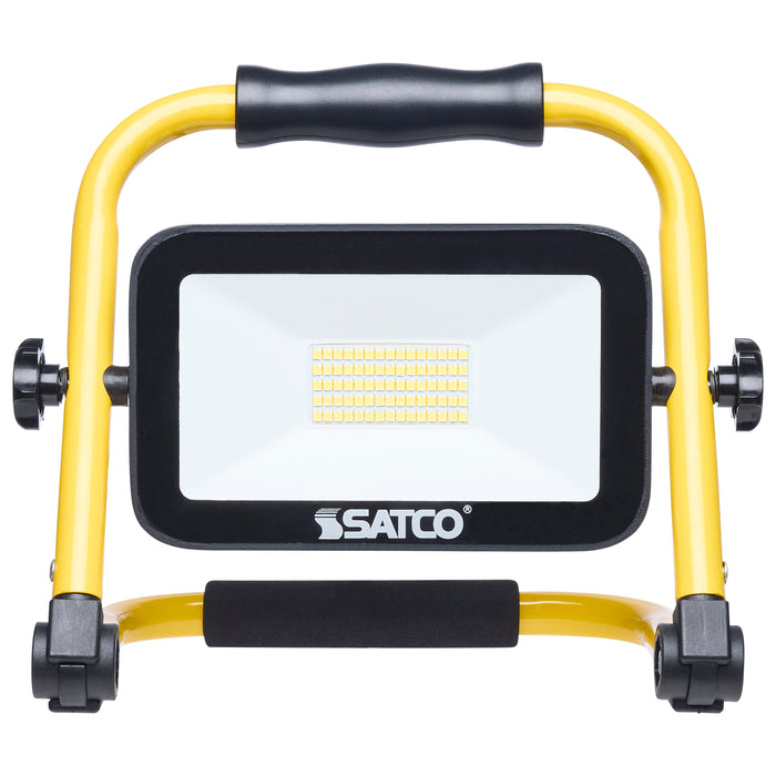 SATCO/NUVO 35W Compact LED Work Light 5000K 5000Lm 6 Foot SJTW Cord/Plug 120V (S13096)