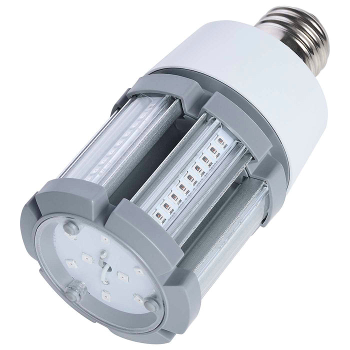 SATCO/NUVO 9W LED Amber Corn Cob E26 Base 1600K 585Nm 395Lm 120-277V Turtle Friendly (S13137)